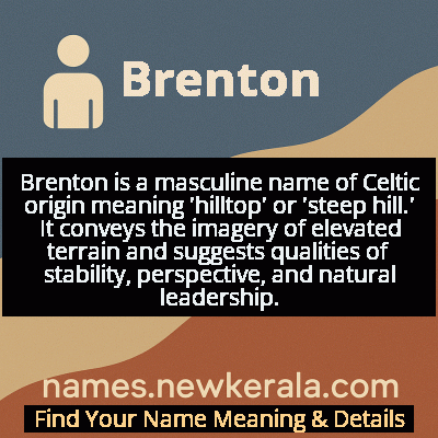 Brenton Name Meaning and Origin