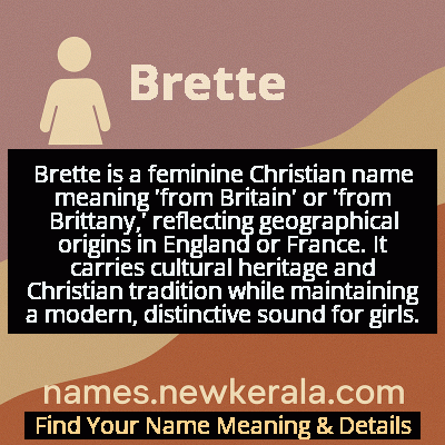 Brette Name Meaning and Origin