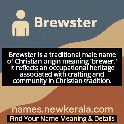 Brewster Name Meaning and Origin