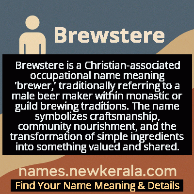 Brewstere Name Meaning and Origin