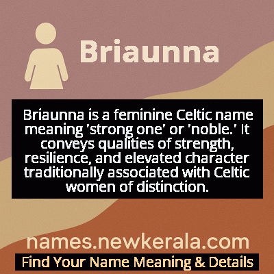 Briaunna Name Meaning and Origin