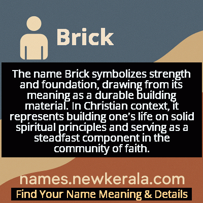 Brick Name Meaning and Origin