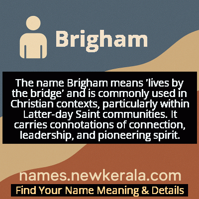 Brigham Name Meaning and Origin