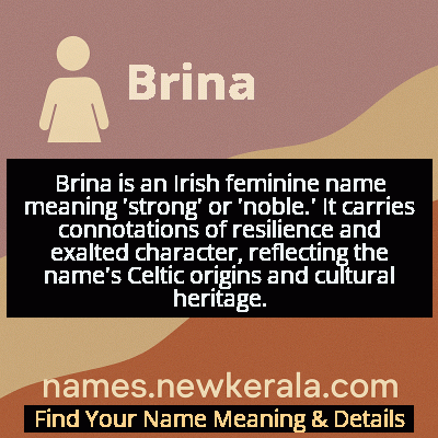 Brina Name Meaning and Origin