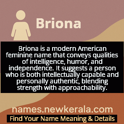 Briona Name Meaning and Origin