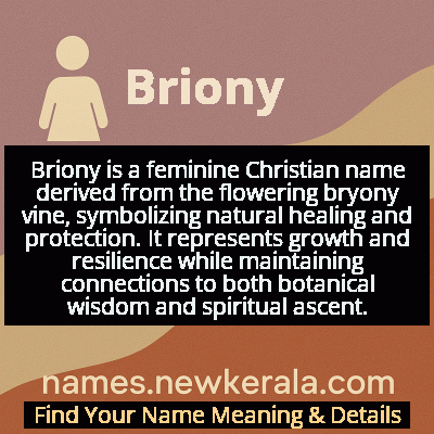 Briony Name Meaning and Origin