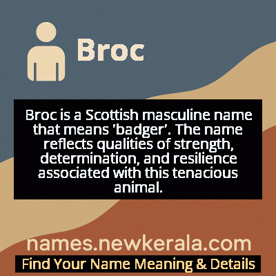 Broc Name Meaning and Origin
