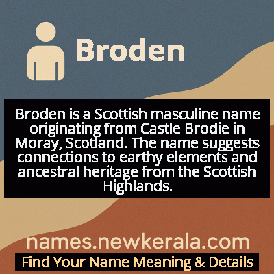 Broden Name Meaning and Origin