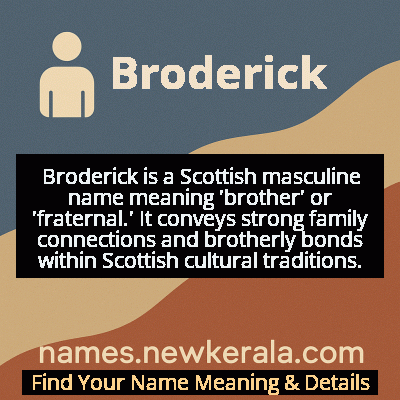 Broderick Name Meaning and Origin