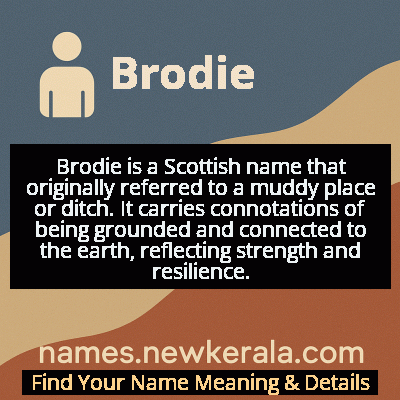 Brodie Name Meaning and Origin
