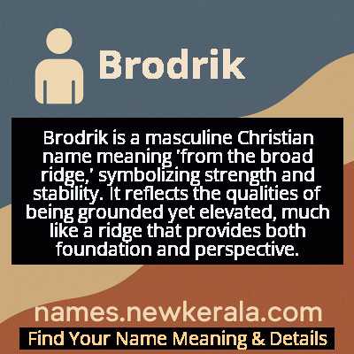 Brodrik Name Meaning and Origin