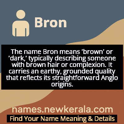 Bron Name Meaning and Origin