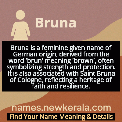 Bruna Name Meaning and Origin