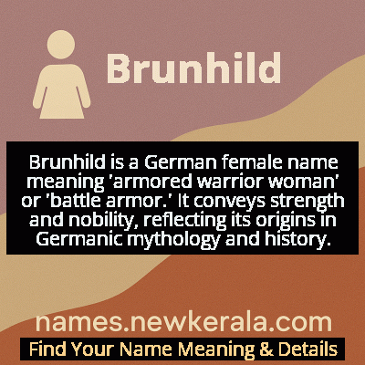 Brunhild Name Meaning and Origin