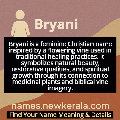 Bryani Name Meaning and Origin