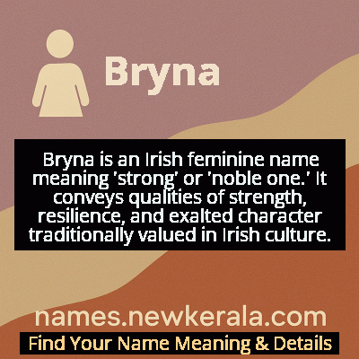 Bryna Name Meaning and Origin