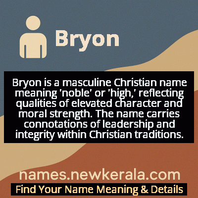 Bryon Name Meaning and Origin