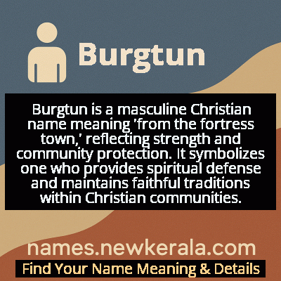Burgtun Name Meaning and Origin
