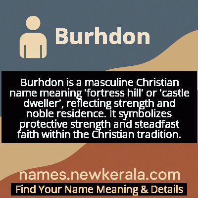 Burhdon Name Meaning and Origin