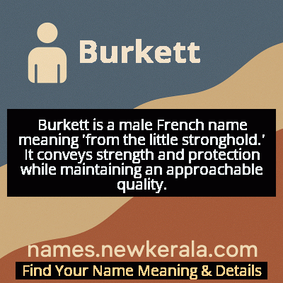 Burkett Name Meaning and Origin