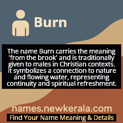Burn Name Meaning and Origin