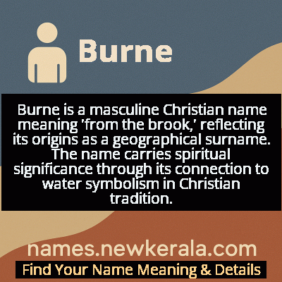 Burne Name Meaning and Origin