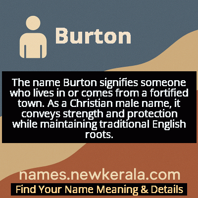 Burton Name Meaning and Origin