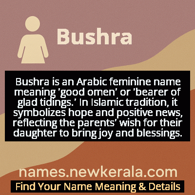 Bushra Name Meaning and Origin