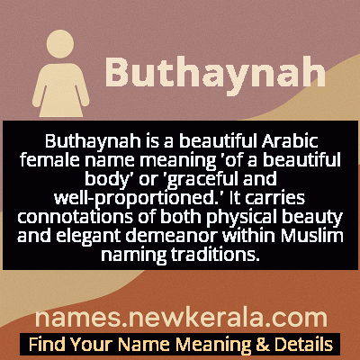 Buthaynah Name Meaning and Origin