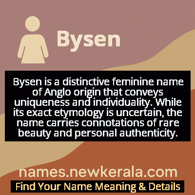 Bysen Name Meaning and Origin