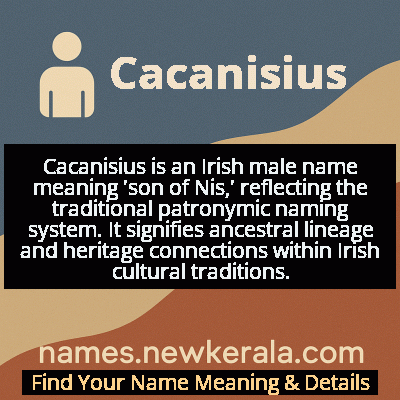 Cacanisius Name Meaning and Origin