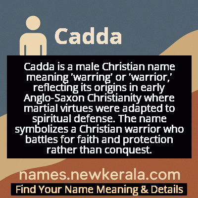 Cadda Name Meaning and Origin