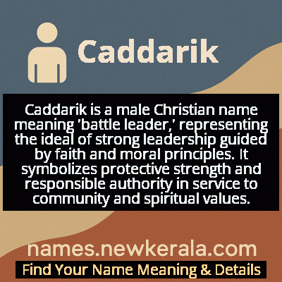 Caddarik Name Meaning and Origin