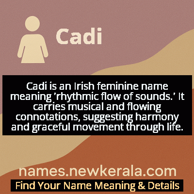 Cadi Name Meaning and Origin