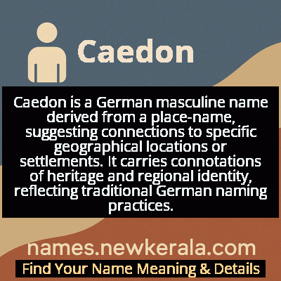 Caedon Name Meaning and Origin