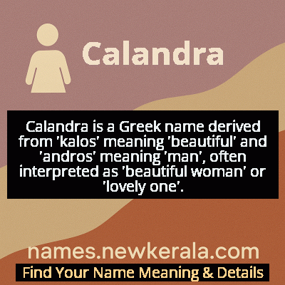 Calandra Name Meaning and Origin