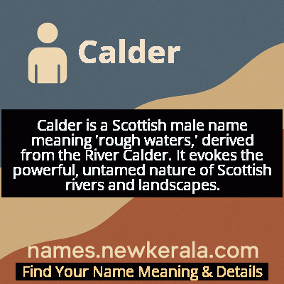 Calder Name Meaning and Origin