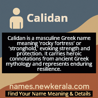 Calidan Name Meaning and Origin