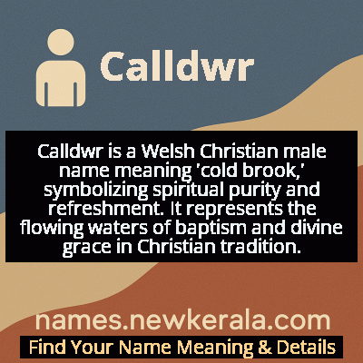 Calldwr Name Meaning and Origin