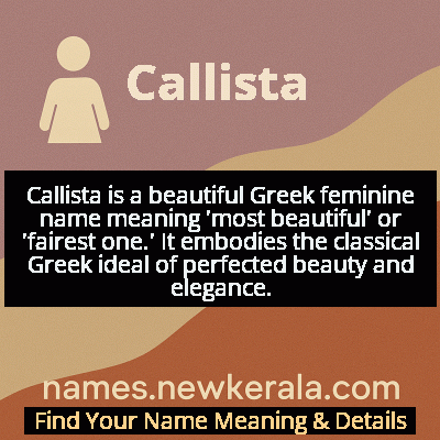 Callista Name Meaning and Origin