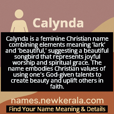 Calynda Name Meaning and Origin