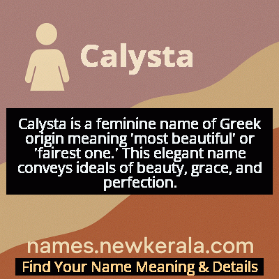 Calysta Name Meaning and Origin