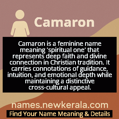 Camaron Name Meaning and Origin