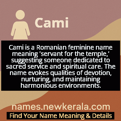 Cami Name Meaning and Origin