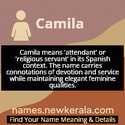 Camila Name Meaning and Origin