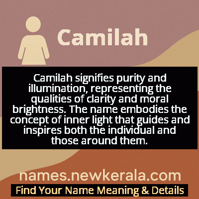 Camilah Name Meaning and Origin