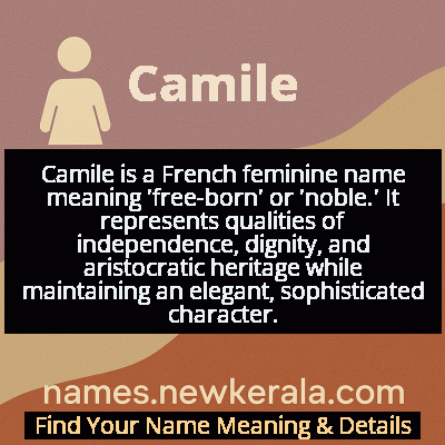 Camile Name Meaning and Origin