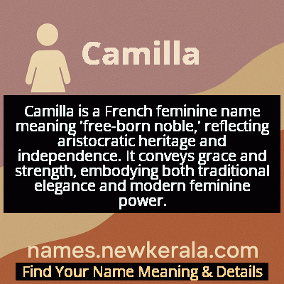 Camilla Name Meaning and Origin
