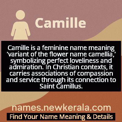 Camille Name Meaning and Origin