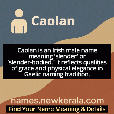 Caolan Name Meaning and Origin
